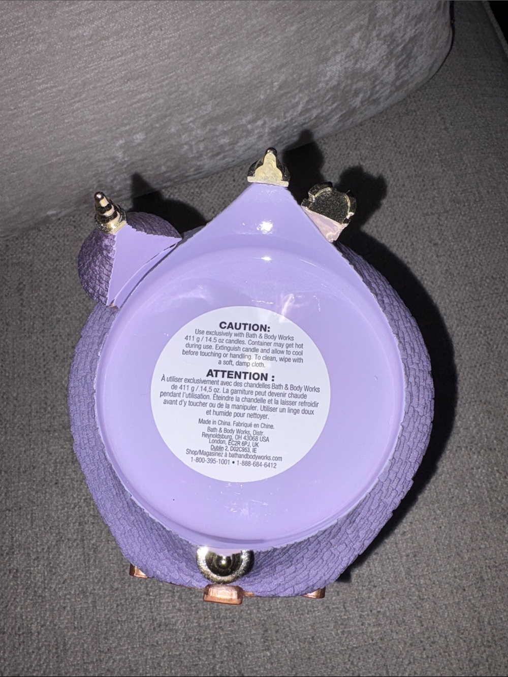 Disney Princess Rapunzel Tangled candle holder from Bath & Body Works - Picture 6 of 7